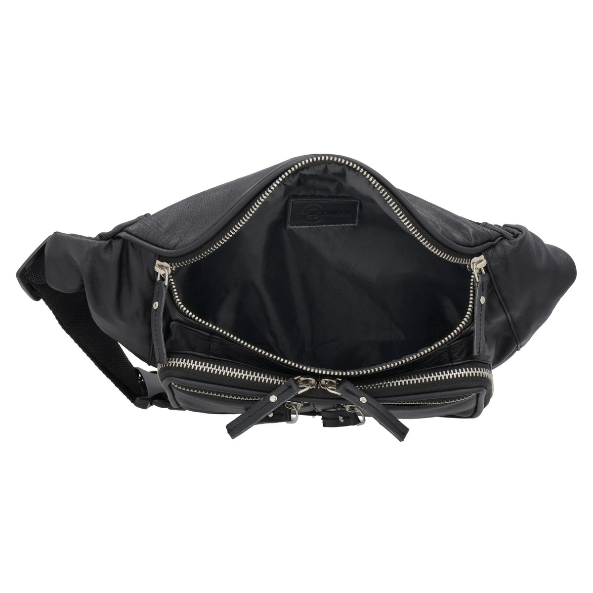 Concealed Carry Jessie Unisex Lambskin Belt Bag – interior view