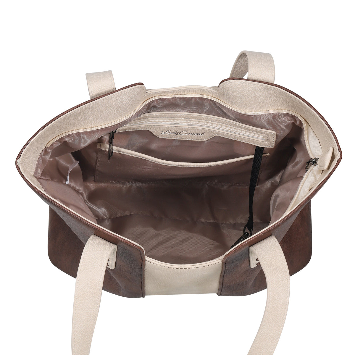 Concealed Carry Wrenley Tote in Dark Brown – additional view 6