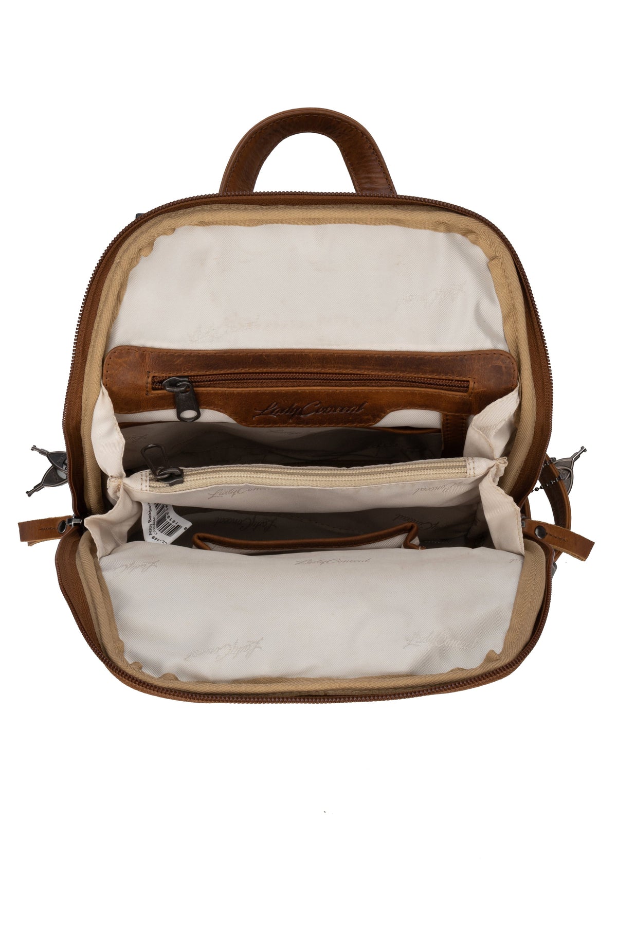 Concealed Carry Abby Leather Backpack – additional view 2