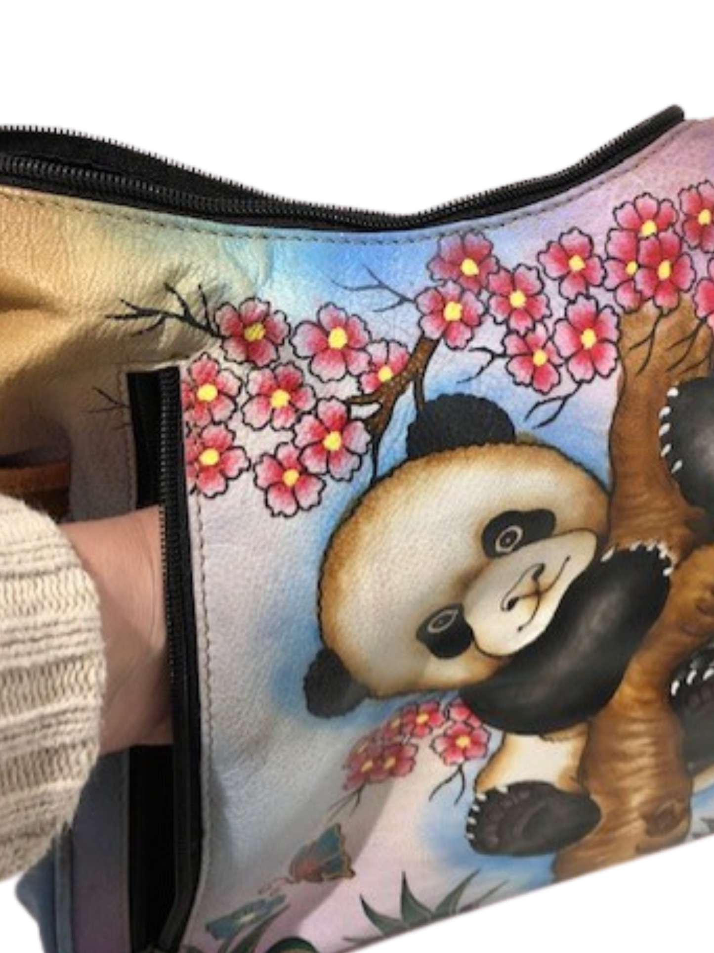 Concealed By Janko Panda Bear Garden Conceal and Carry Handbag