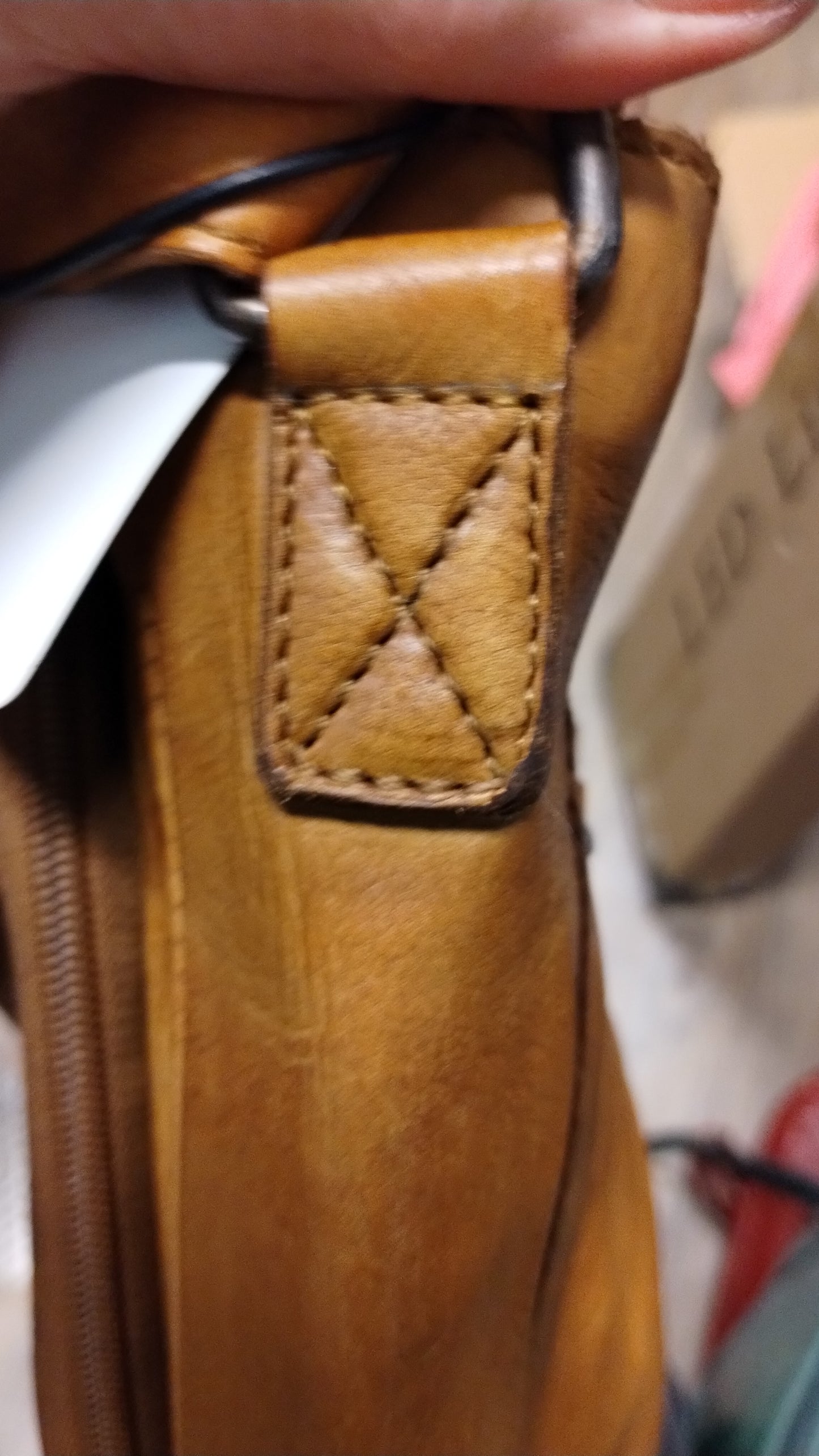 Concealed By Janko #613 Ruth Tan Conceal and Carry Handbag Genuine Leather