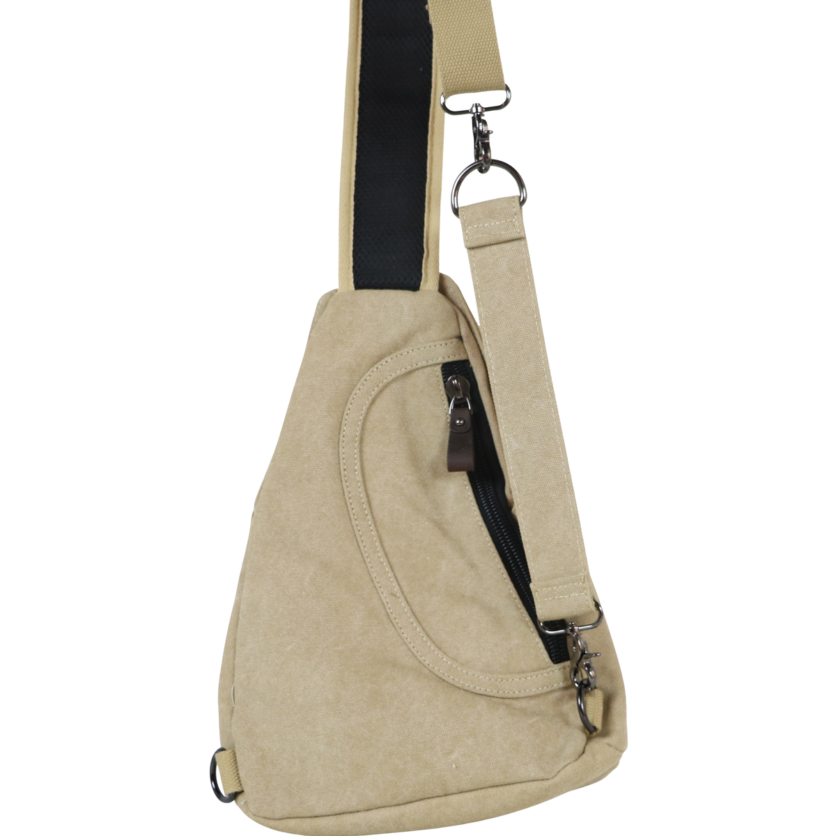 Concealed Carry Jordan Canvas Sling in Khaki – additional view 1