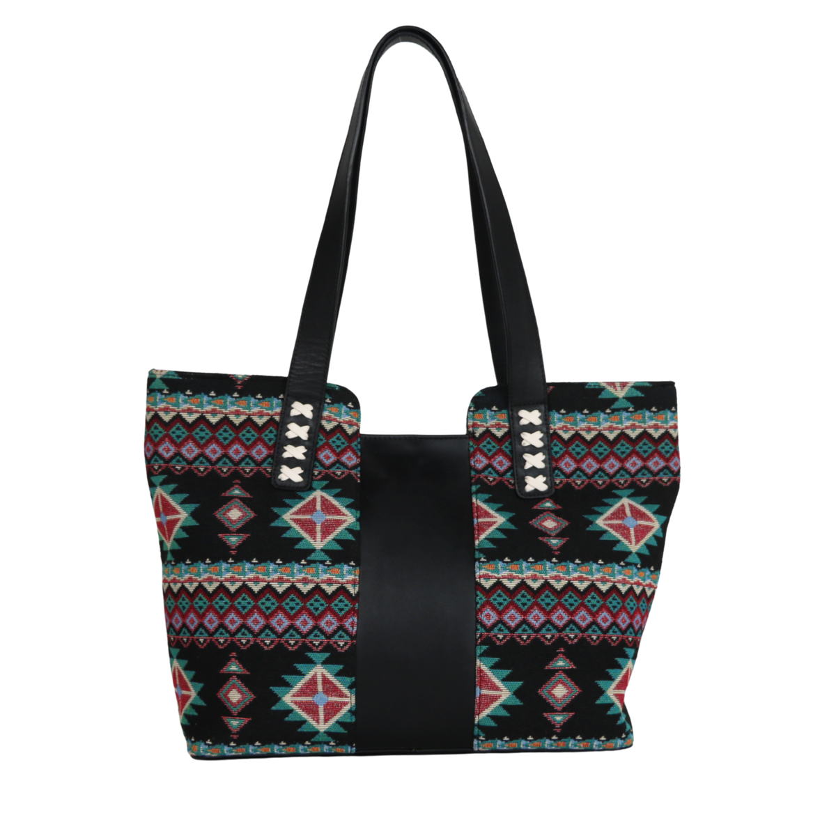 Wrenley with Zipper Concealment and Leather Trim concealed carry purse – front view