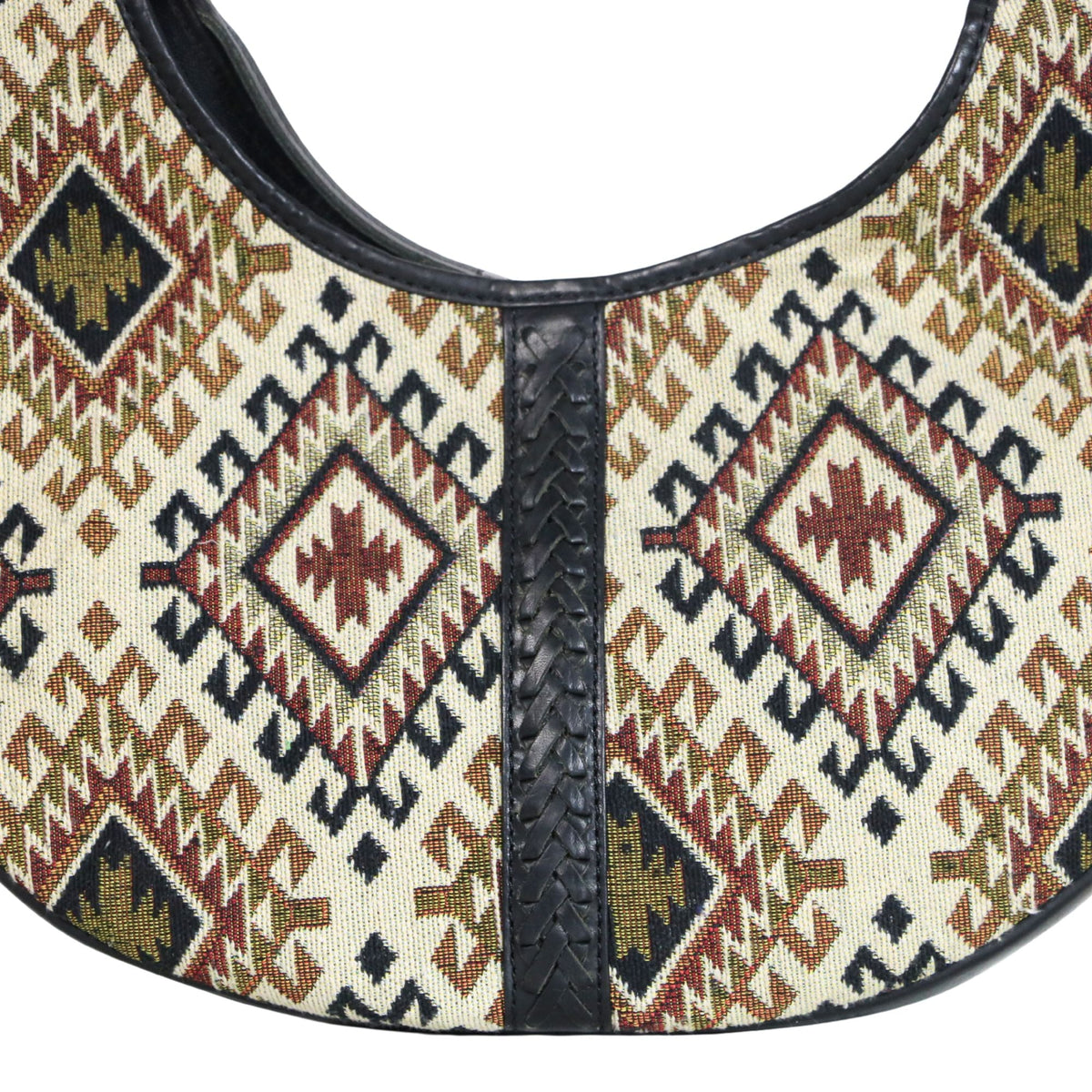 Western Concealed Carry Saddle Satchel – close-up detail