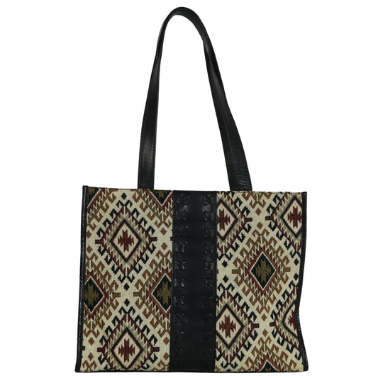 Western Aztec Concealed Carry Tote Bag – front view