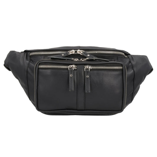 Concealed Carry Jessie Unisex Lambskin Belt Bag – front view