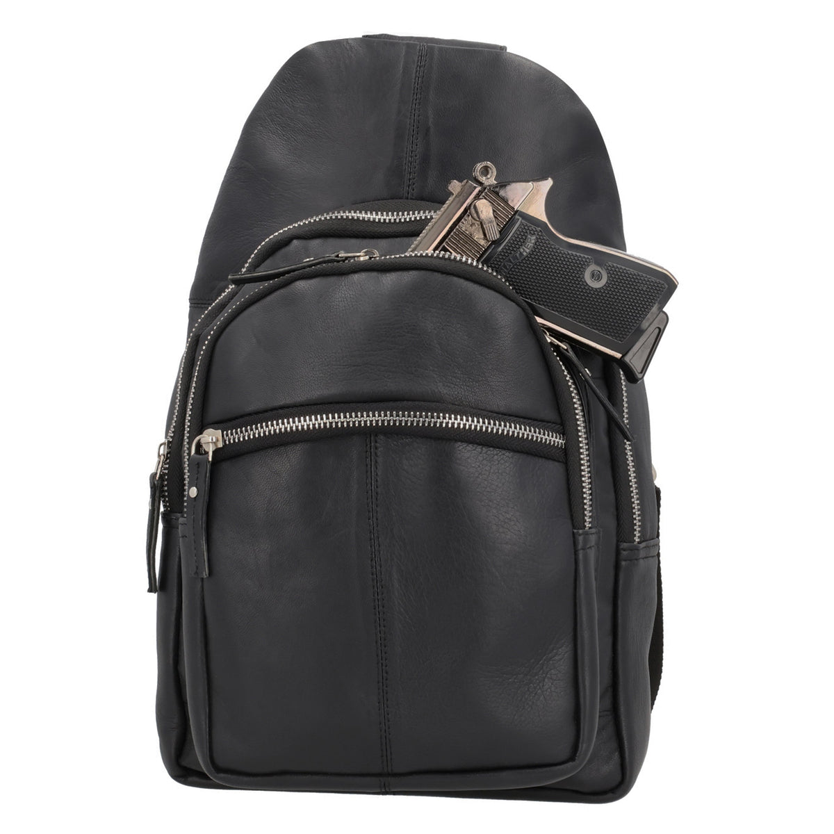 Concealed Carry Harley Lambskin Sling – concealment pocket