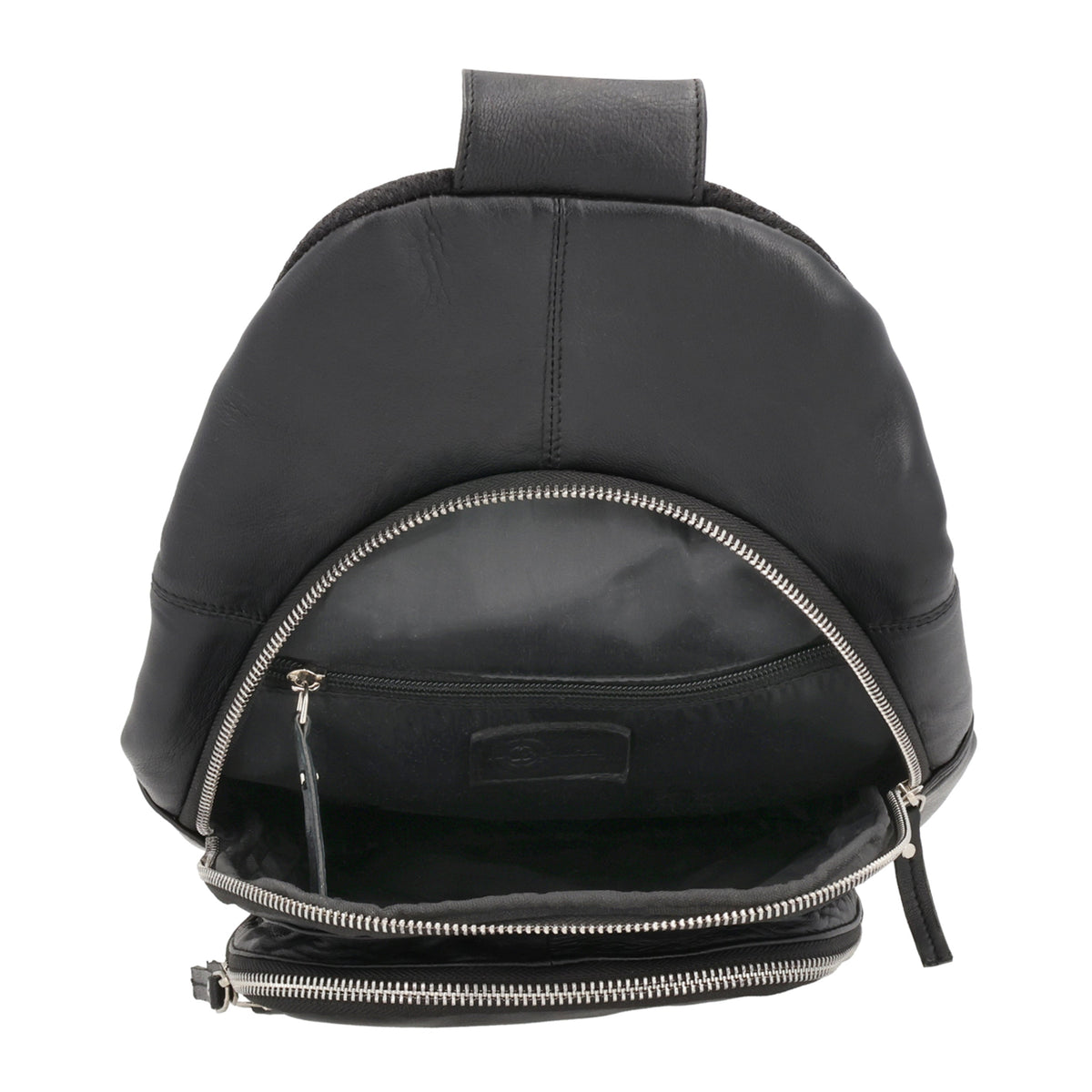 Concealed Carry Harley Lambskin Sling – interior view