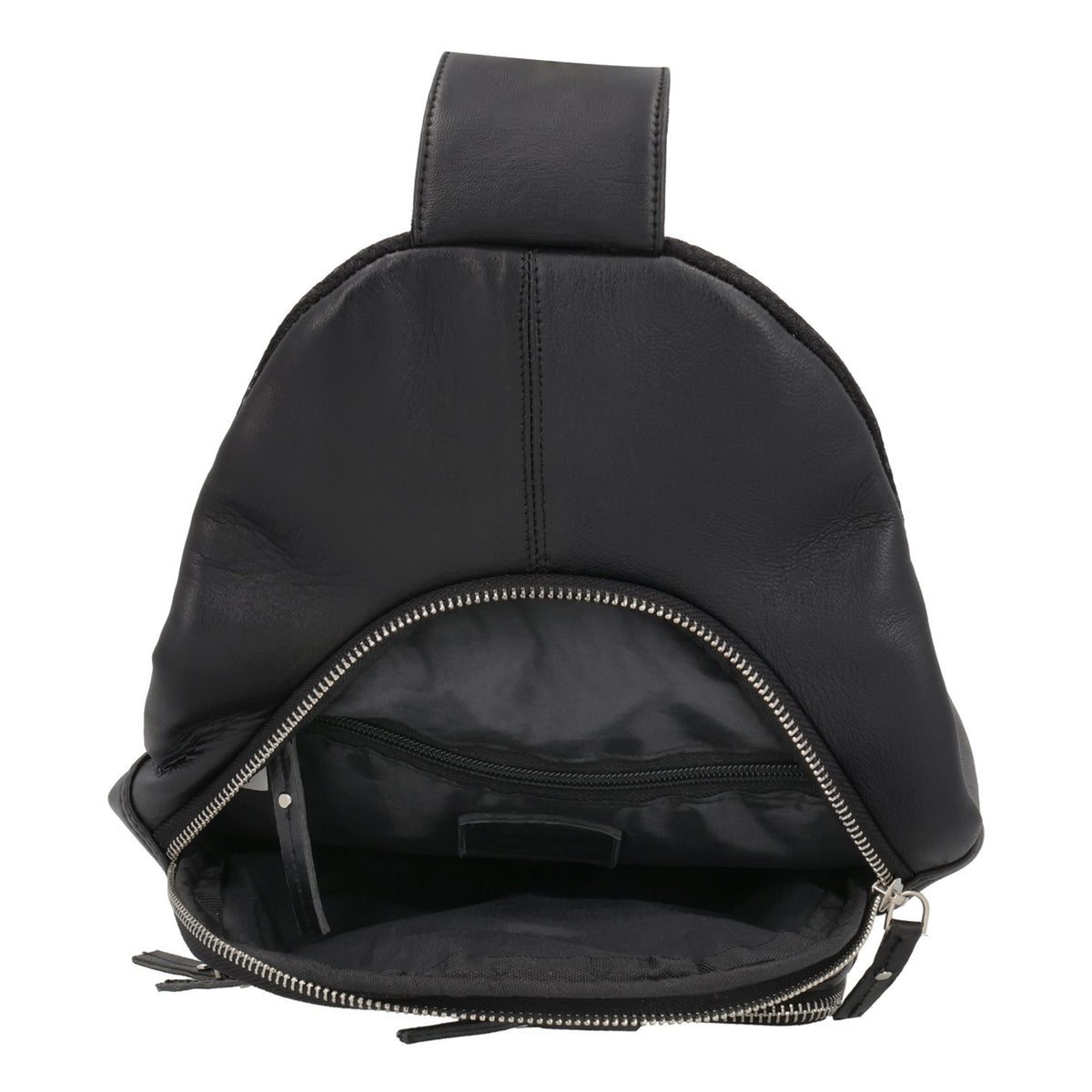 Concealed Carry Weston Lambskin Sling – interior view