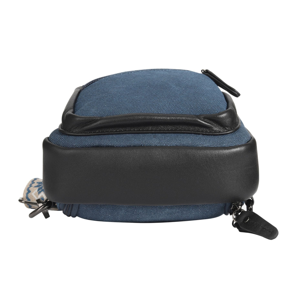 Concealed Carry Indie Canvas Sling in Gray Canvas – bottom view 2