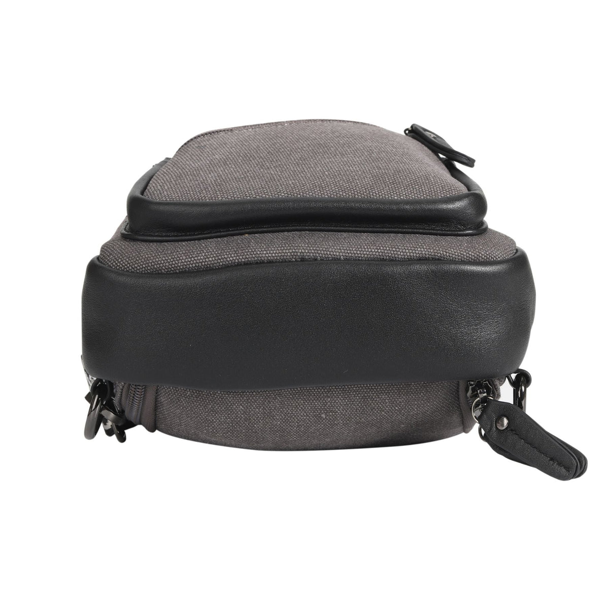Concealed Carry Indie Canvas Sling in Gray Canvas – bottom view