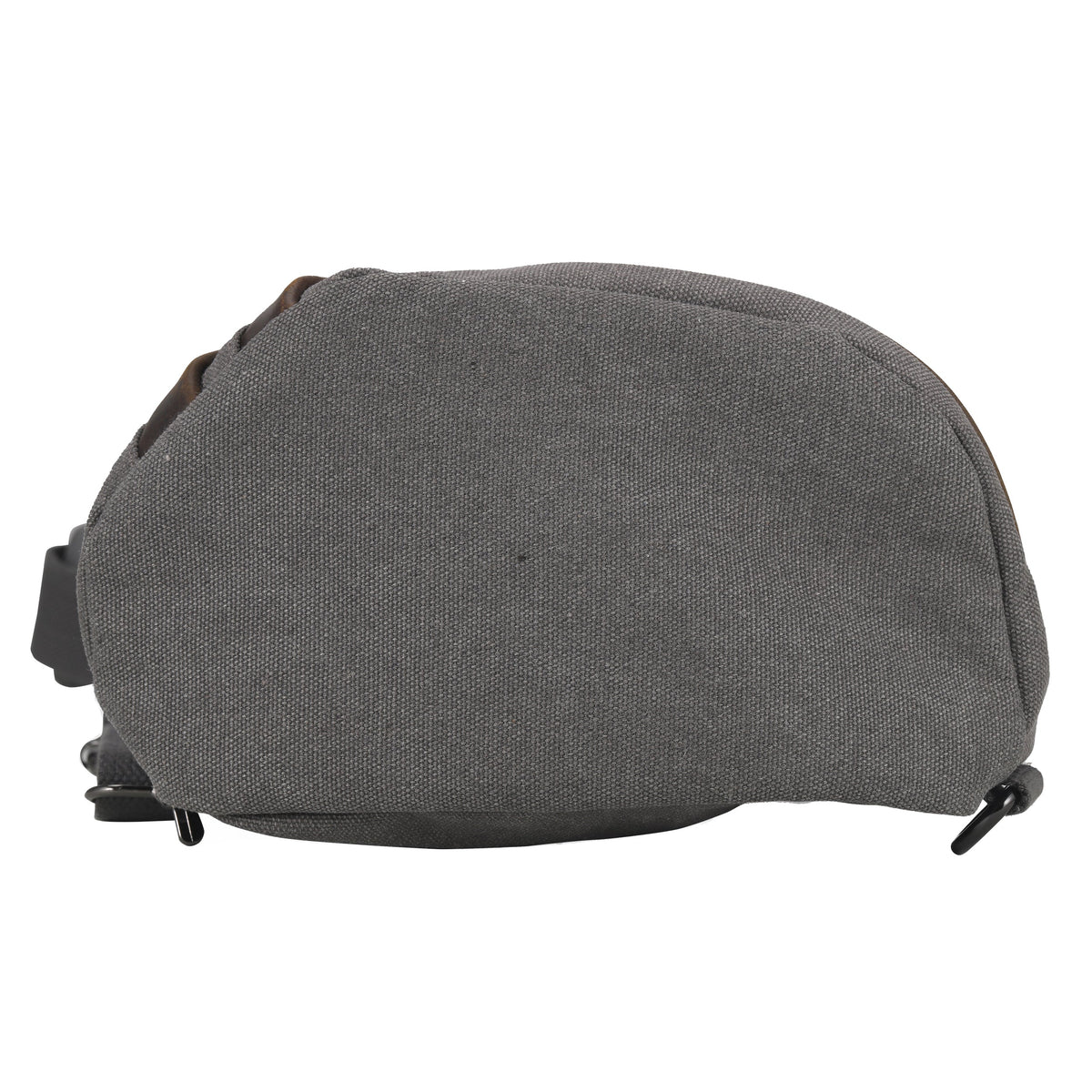Concealed Carry Jordan Canvas Sling in Gray – bottom view