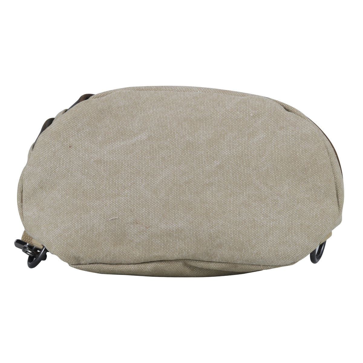Concealed Carry Jordan Canvas Sling in Khaki – bottom view