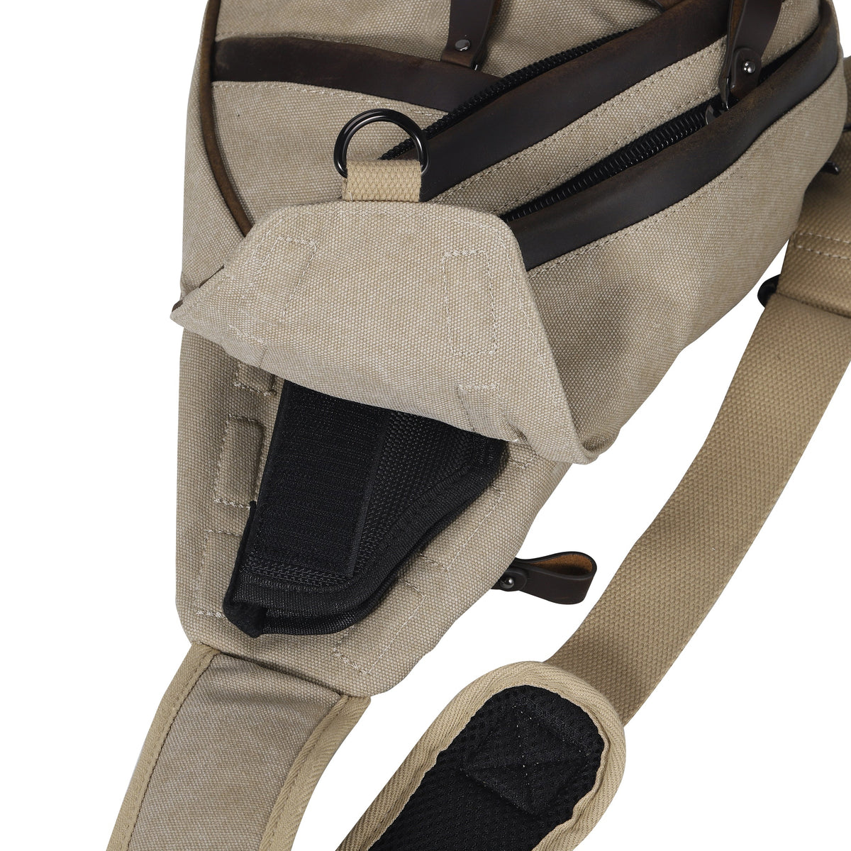 Concealed Carry Jordan Canvas Sling in Khaki – additional view 2