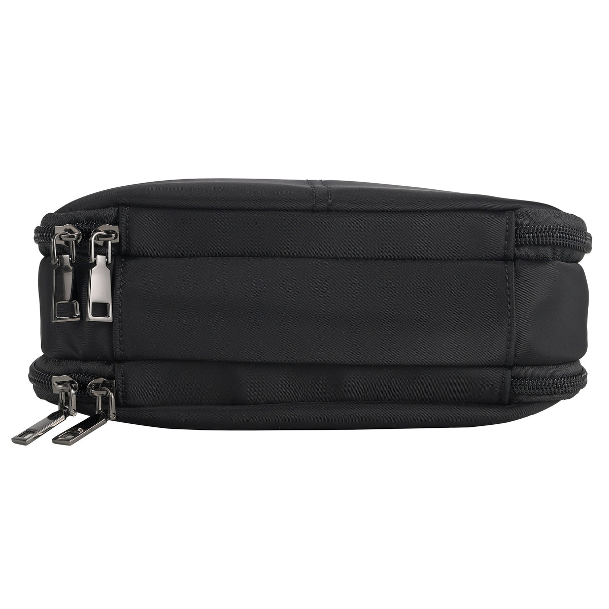 Concealed Carry Nylon Kayden Deluxe Crossbody in Black – bottom view