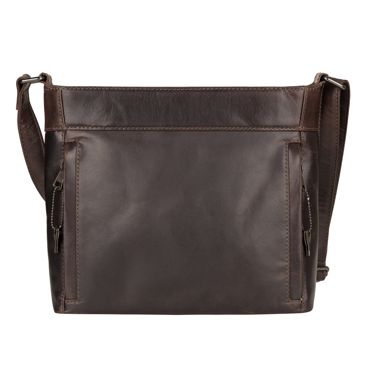 Delaney Concealed Carry Crossbody in Dark Mahogany – bottom view