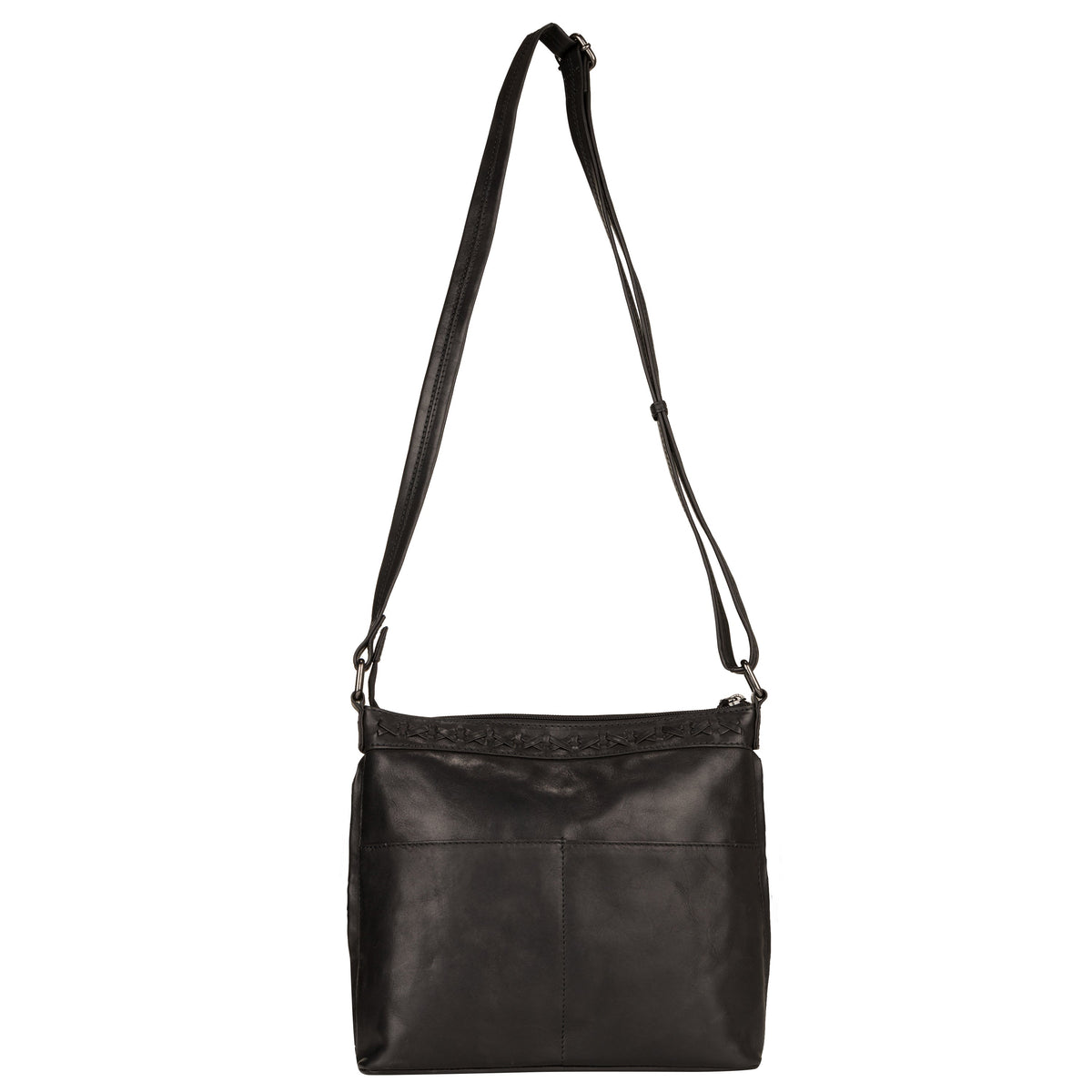 Faith Concealed Carry Crossbody in Black – back view 2