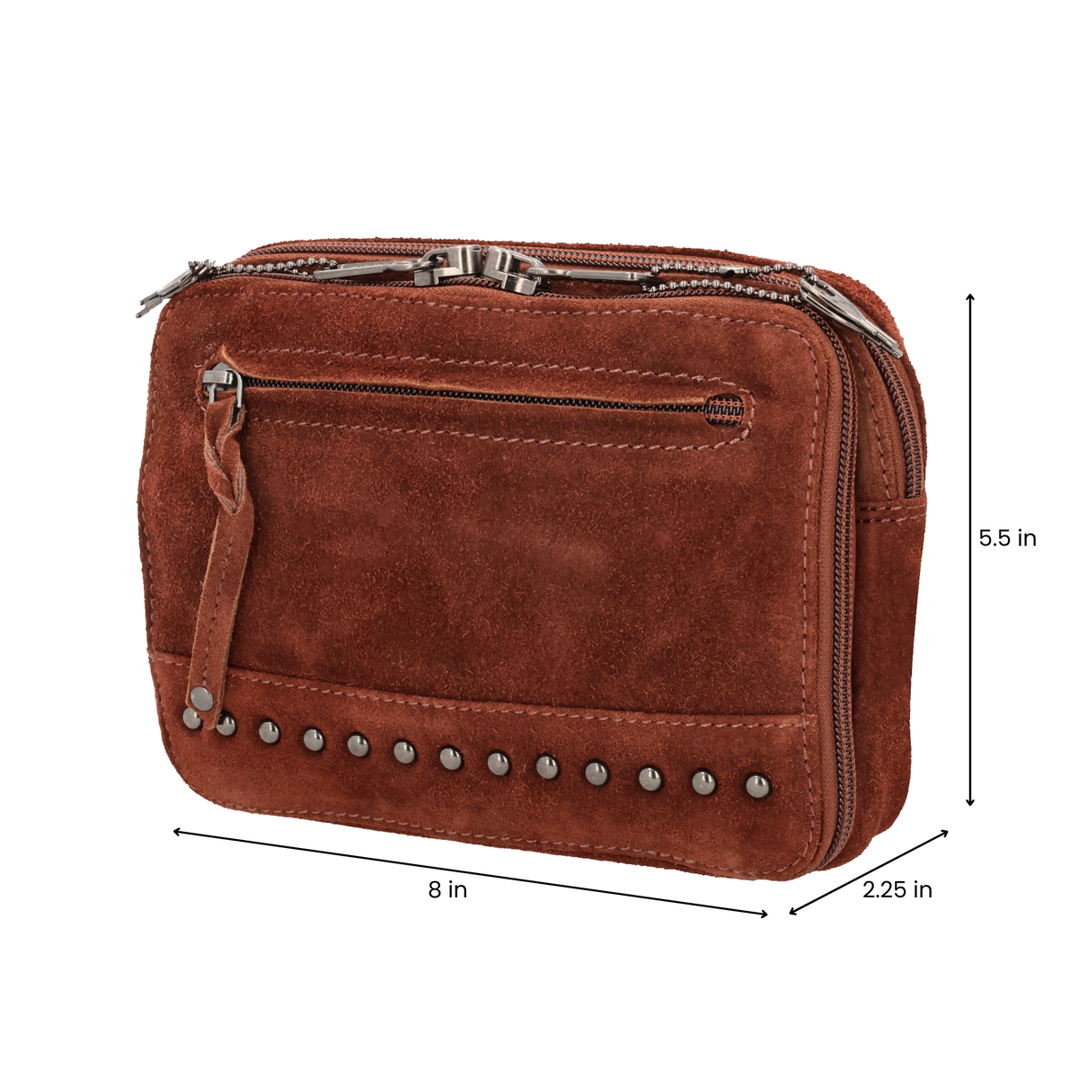 Concealed Carry Kailey Leather Fanny Pack/Sling in Cognac – additional view 1