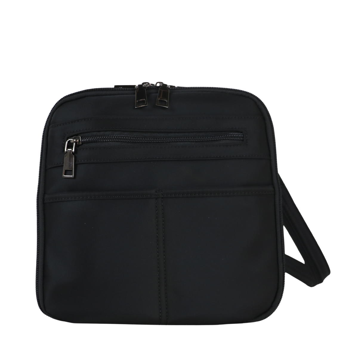 Concealed Carry Nylon Kayden Deluxe Crossbody in Tan – front view 2
