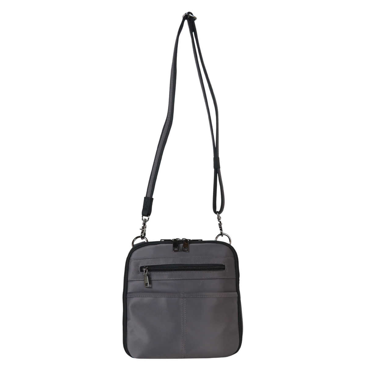 Concealed Carry Nylon Kayden Deluxe Crossbody in Gray – additional view 1