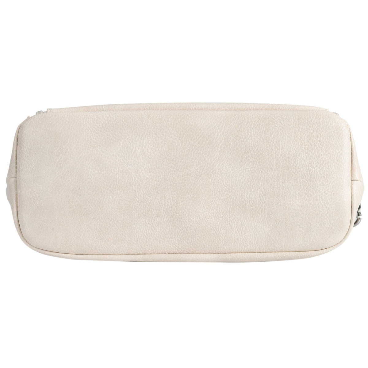 Ella Concealed Carry Satchel in Bone – bottom view