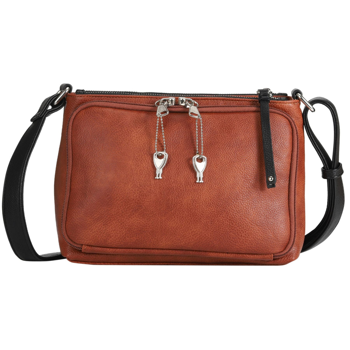Hailey Concealed Carry Crossbody in Mahogany – back view