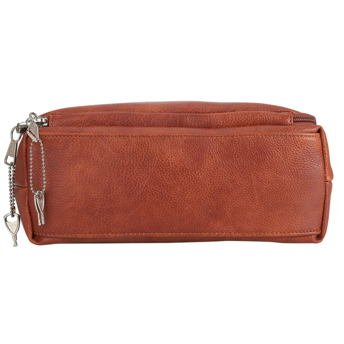 Hailey Concealed Carry Crossbody in Mahogany – bottom view