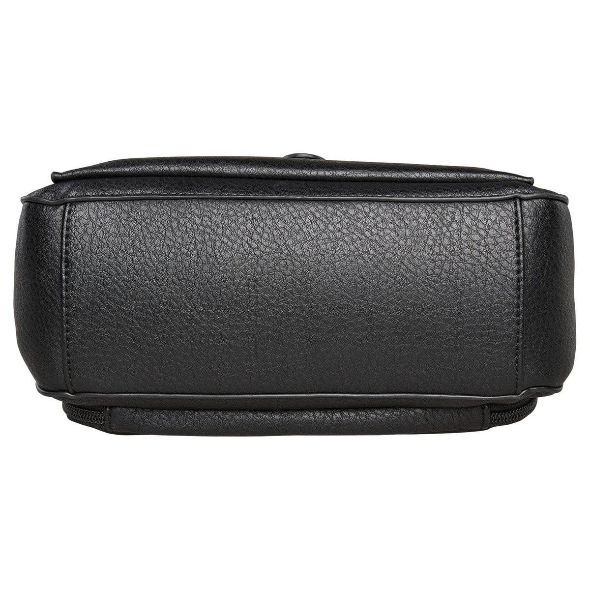 Concealed Carry Kinsley Crossbody with RFID Slim Wallet in Cinnamon – bottom view 2