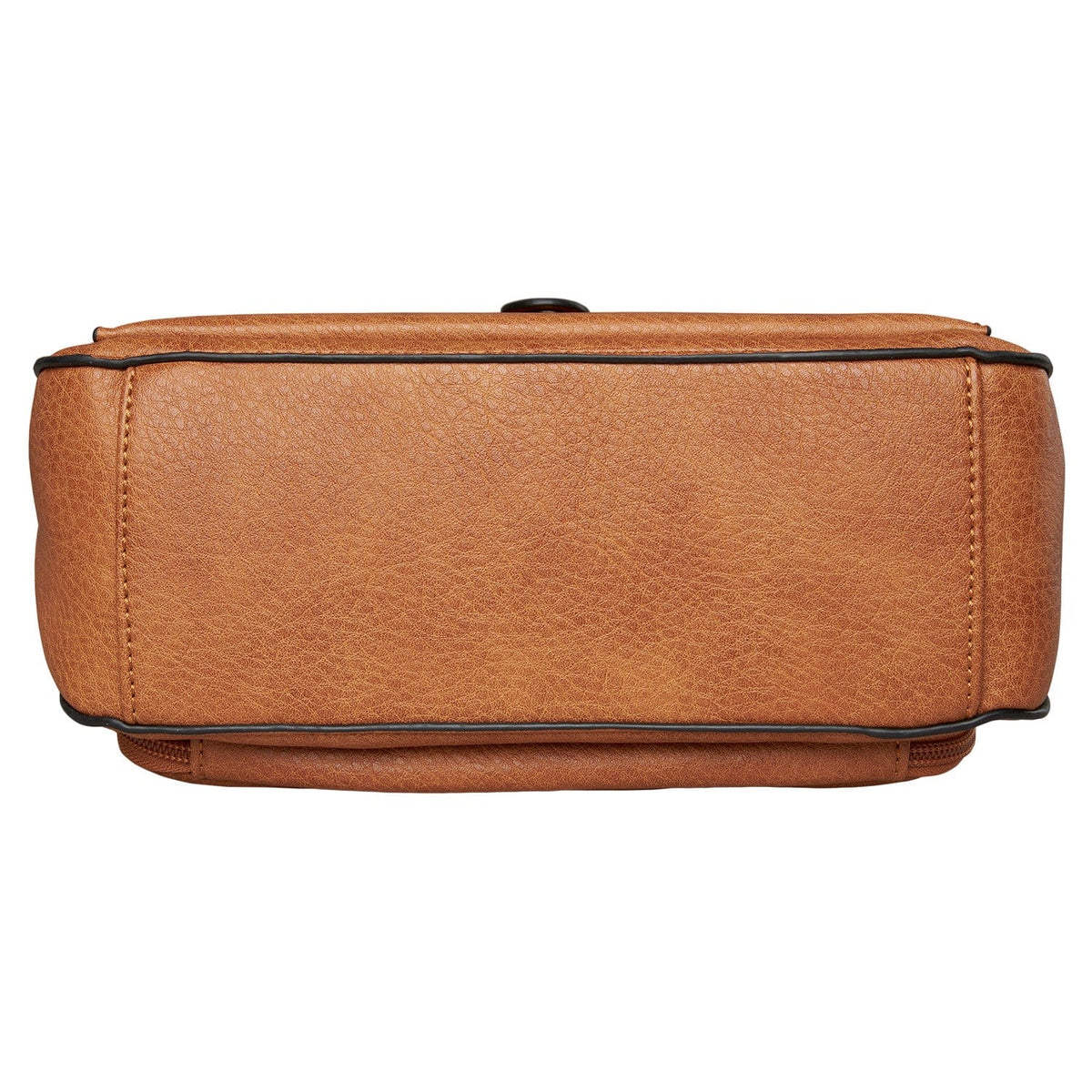 Concealed Carry Kinsley Crossbody with RFID Slim Wallet in Cinnamon – bottom view