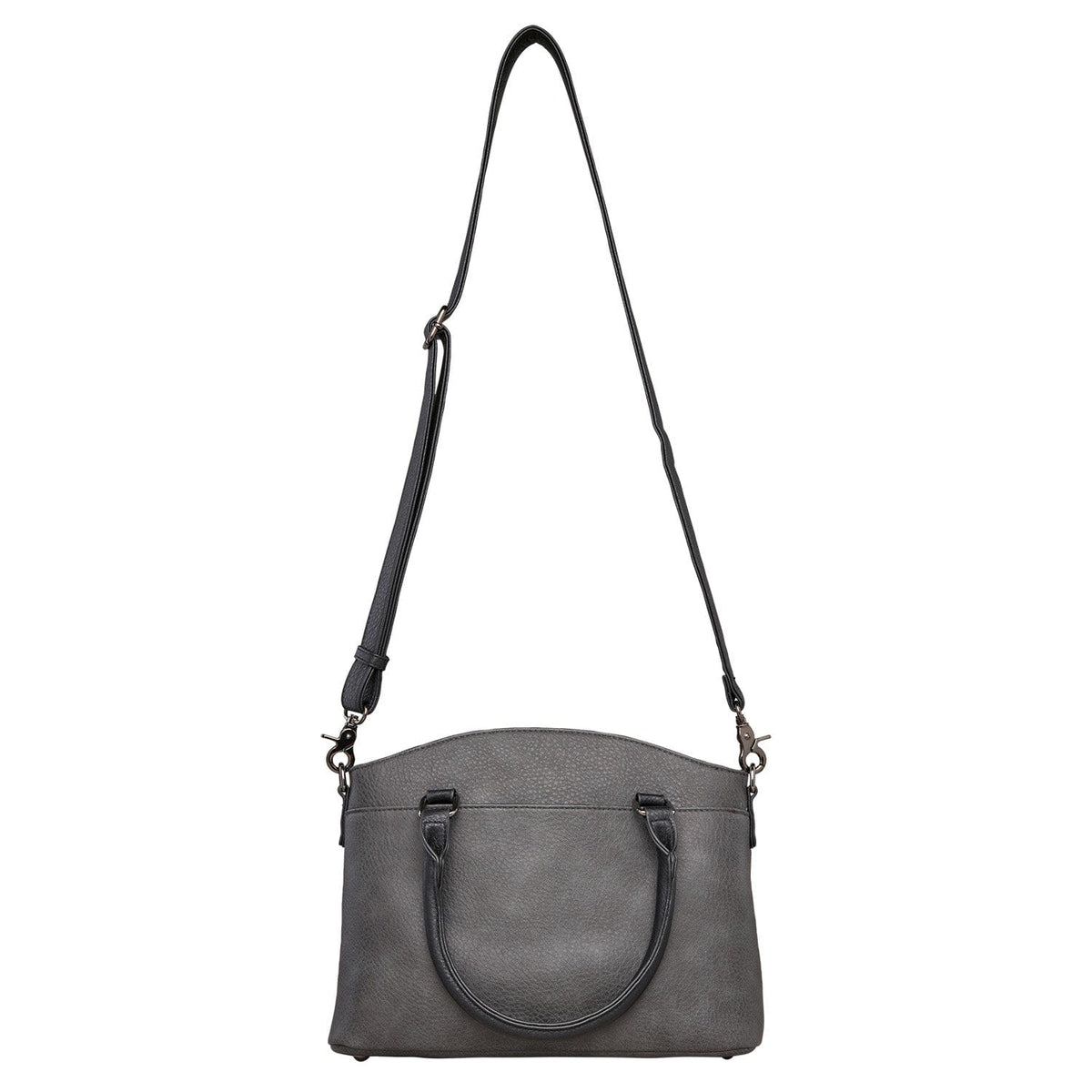 Concealed Carry Carly Satchel in Gray – additional view 2
