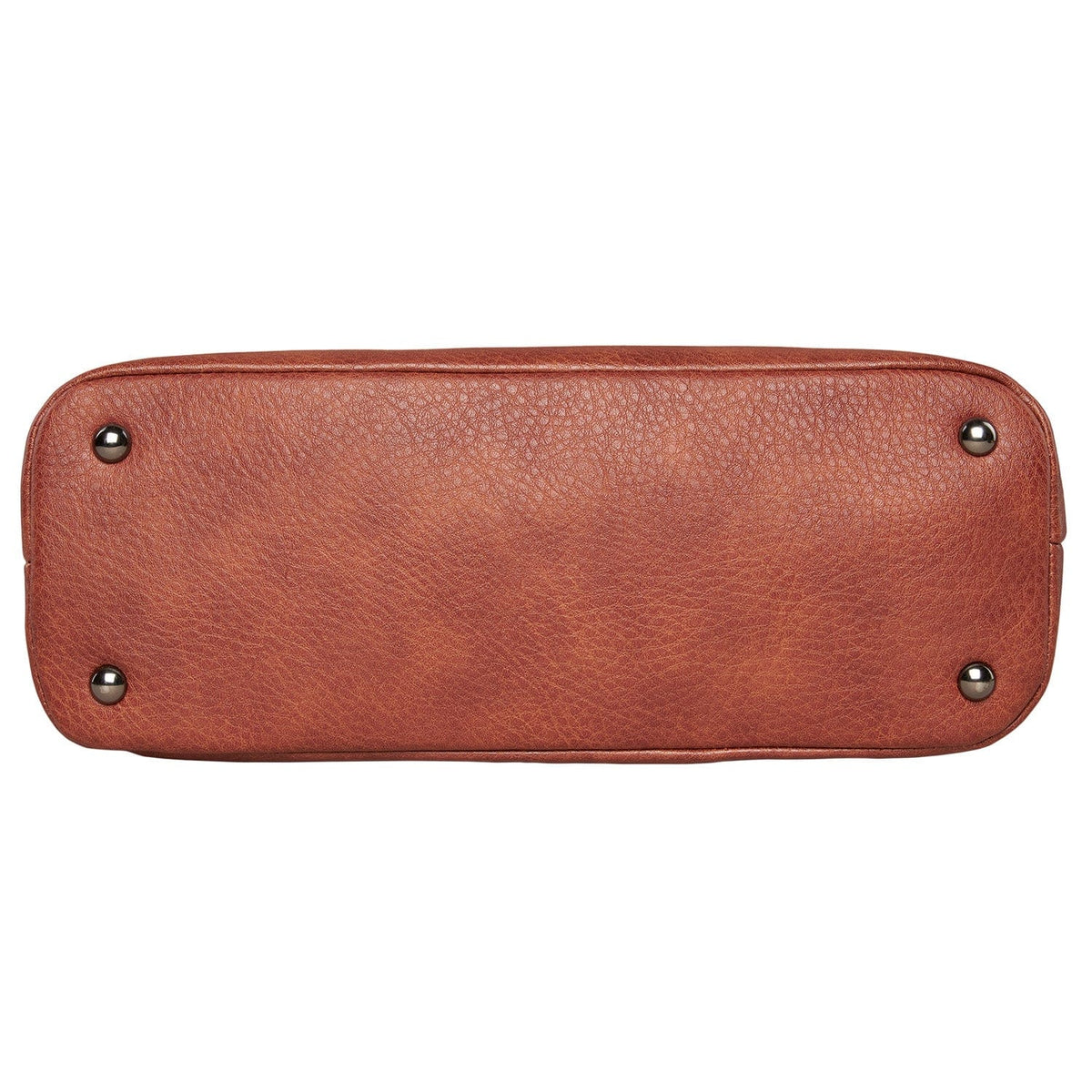 Concealed Carry Carly Satchel in Gray – bottom view