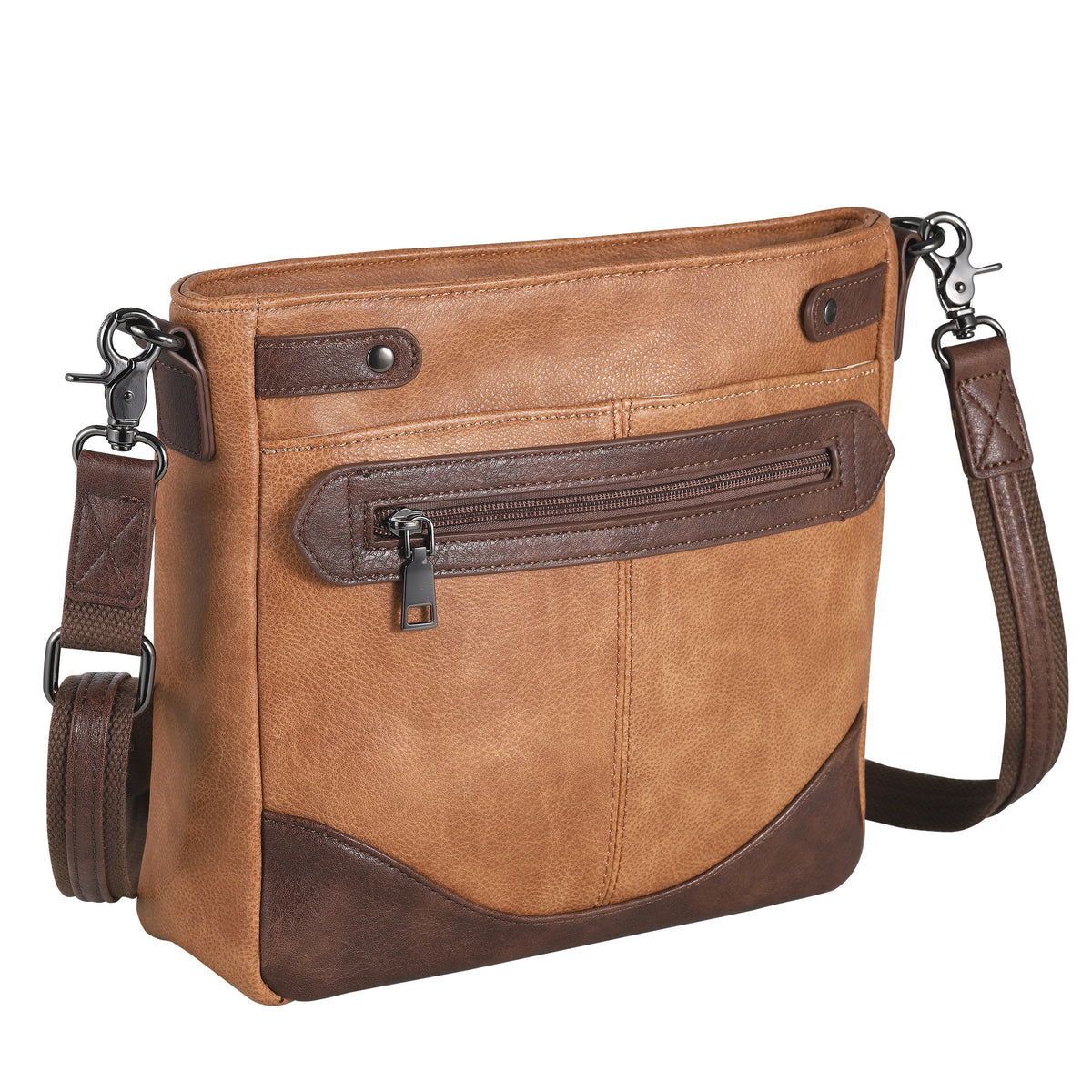 Concealed Carry Addison Crossbody in Light Brown – additional view 2