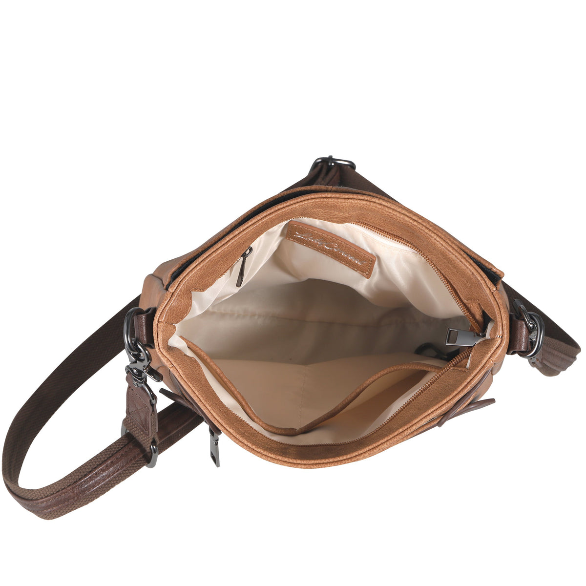 Concealed Carry Addison Crossbody in Light Brown – additional view 5
