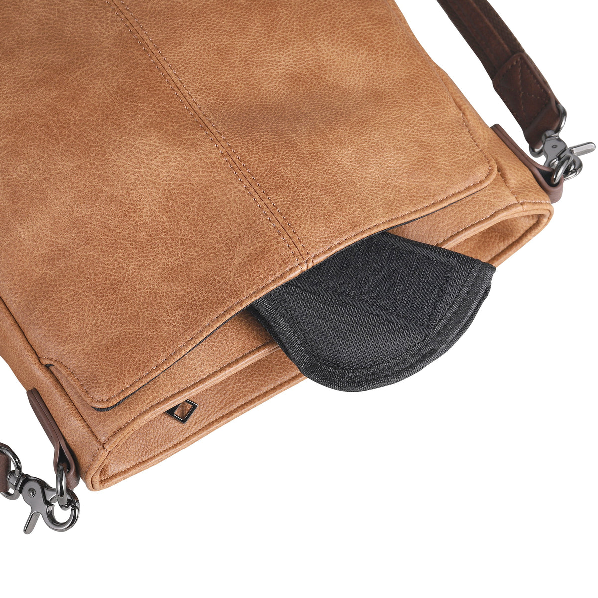 Concealed Carry Addison Crossbody in Light Brown – additional view 6