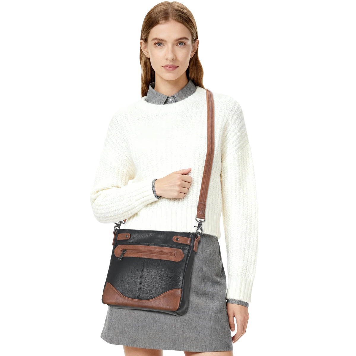 Concealed Carry Addison Crossbody in Black – additional view 2