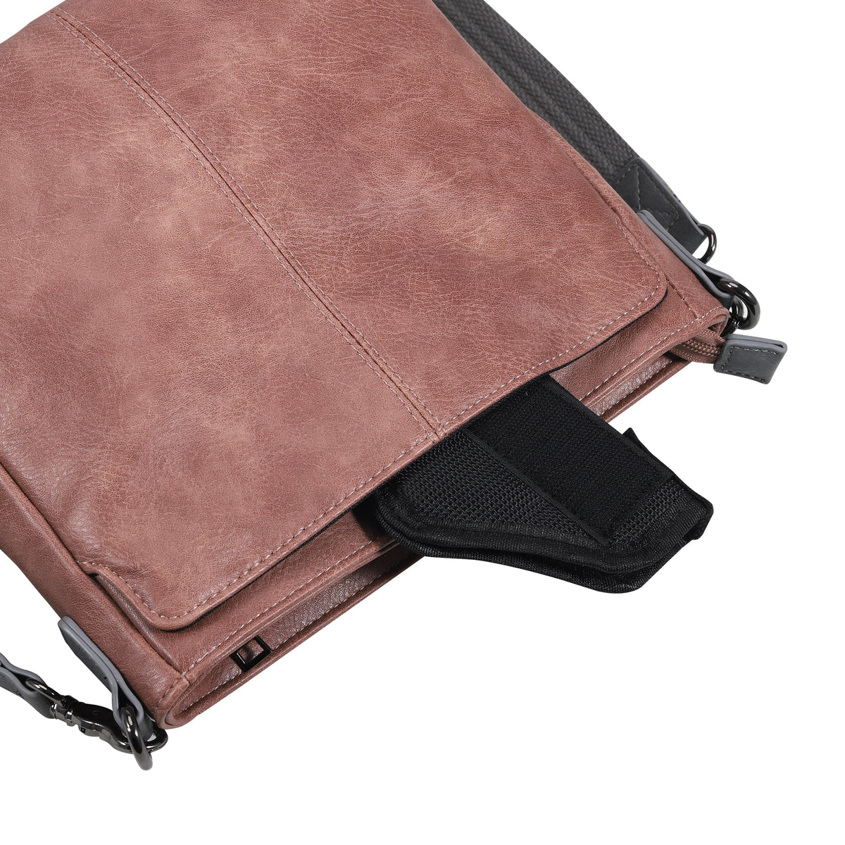Concealed Carry Addison Crossbody in Blush – additional view 7