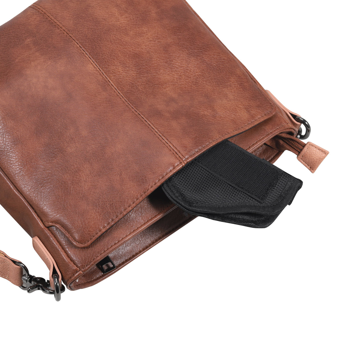 Concealed Carry Addison Crossbody in Mahogany – additional view 7