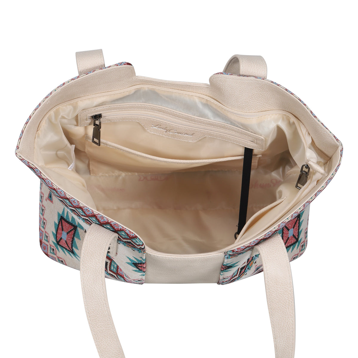 Concealed Carry Wrenley Tote in Beige – additional view 5