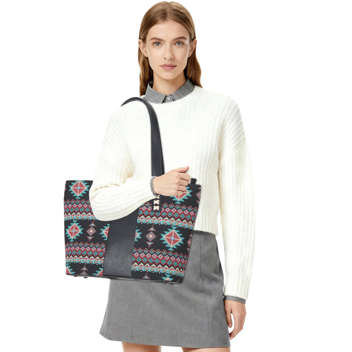 Concealed Carry Wrenley Tote in Black – additional view 2