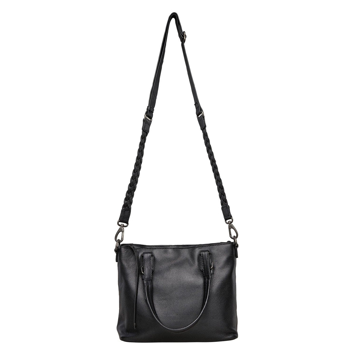 Concealed Carry Bailey Leather Satchel in Cognac – additional view 3