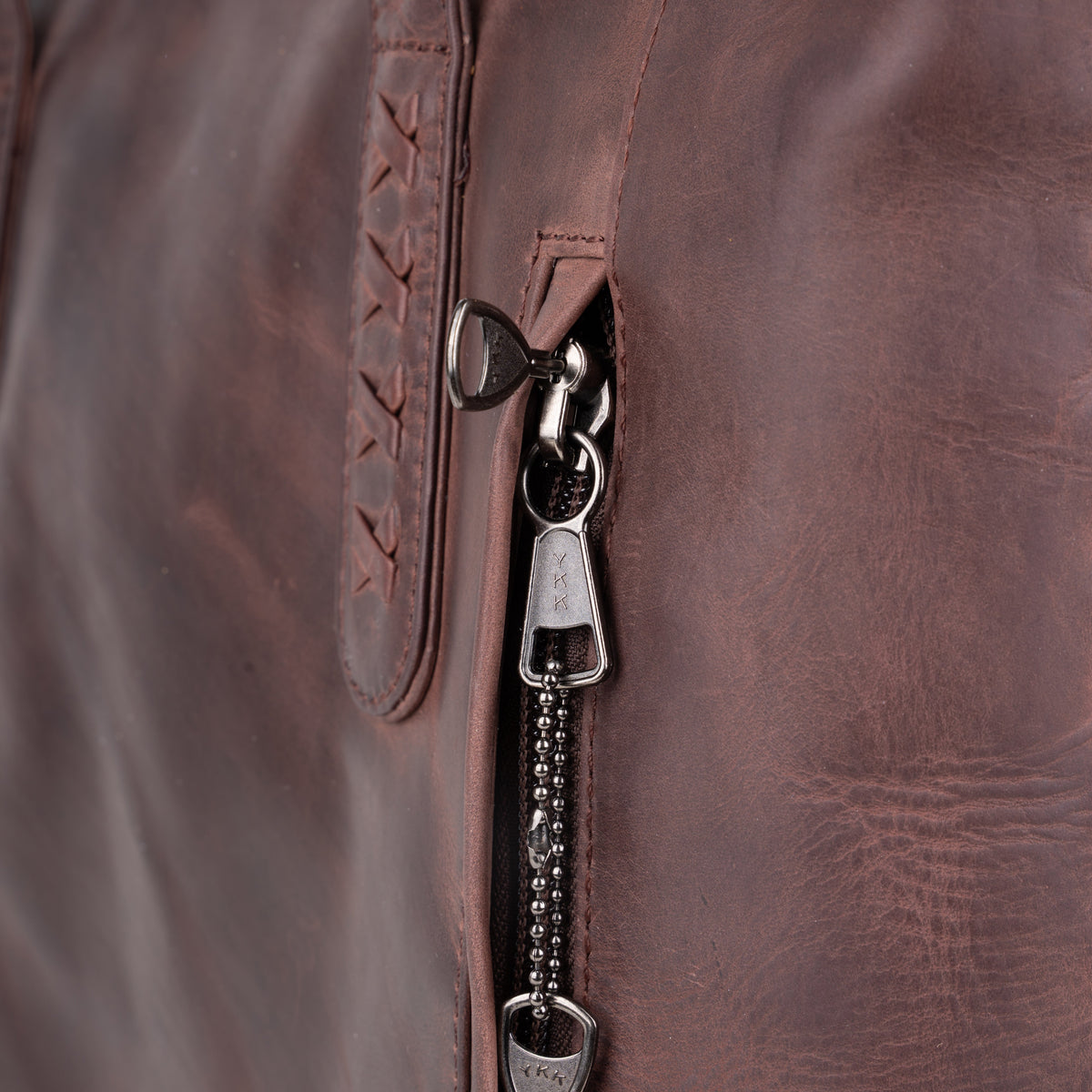 Concealed Carry Norah Leather Tote in Dark Mahogany – additional view 1