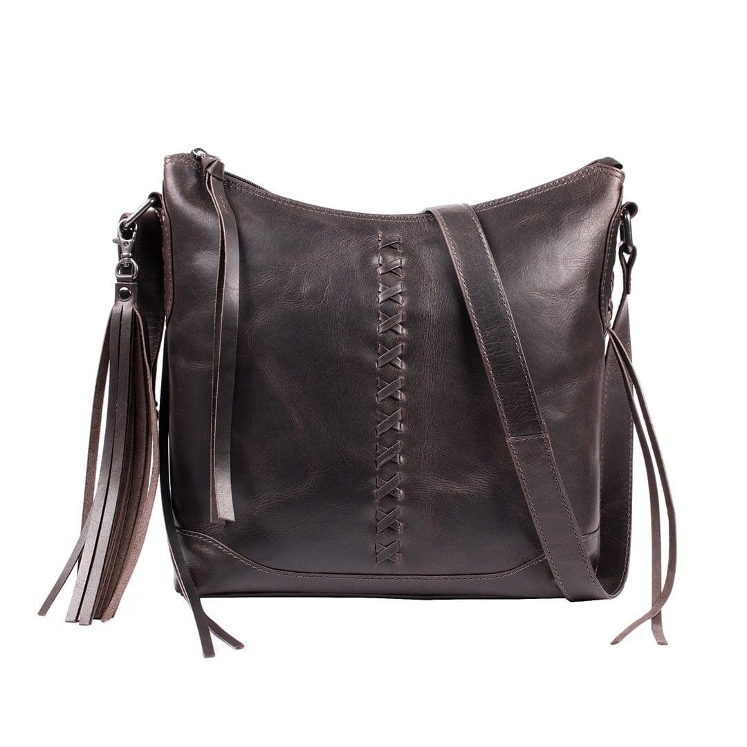 Concealed Carry Blake Leather Crossbody in Cognac – concealment pocket
