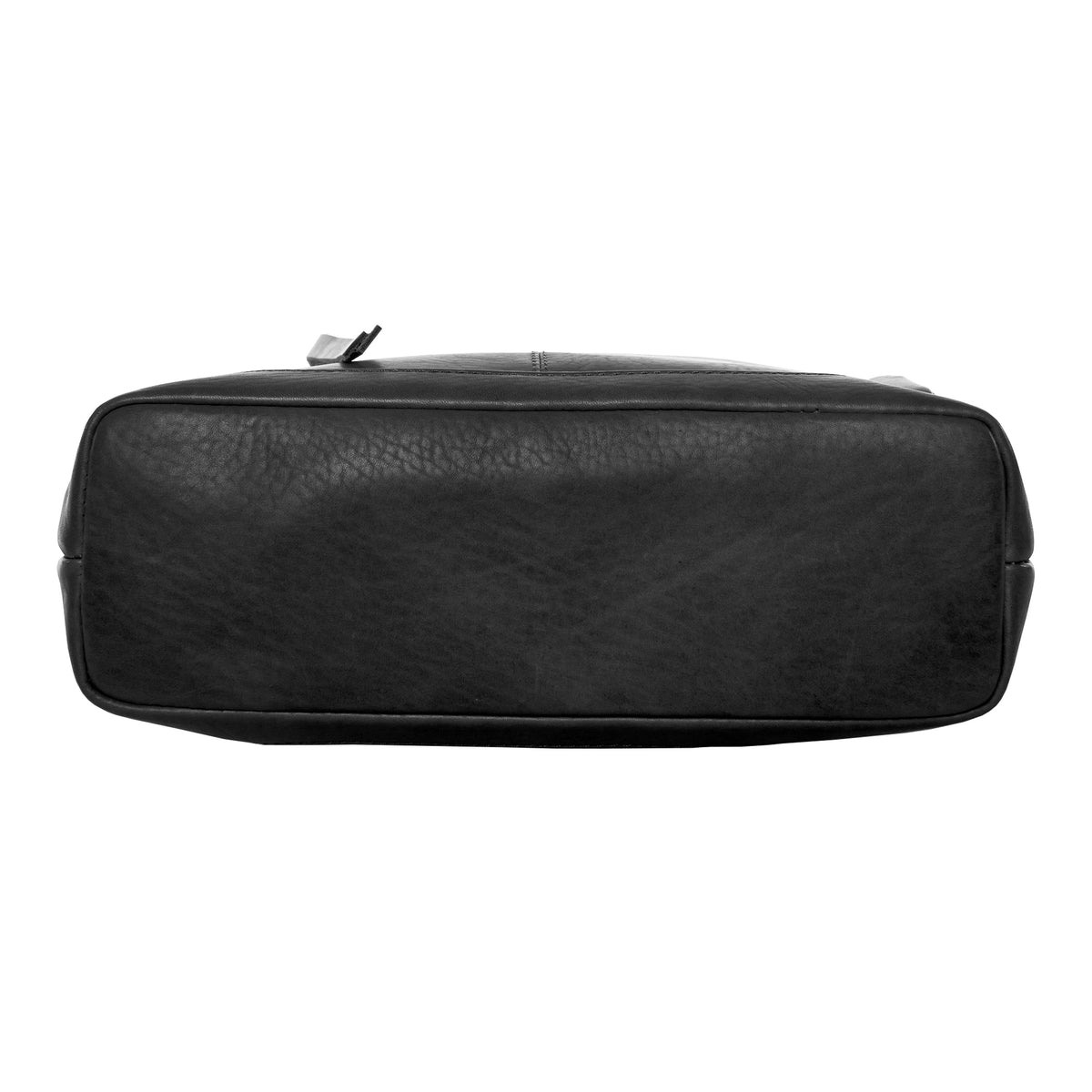 Concealed Carry Blake Leather Crossbody in Black – bottom view