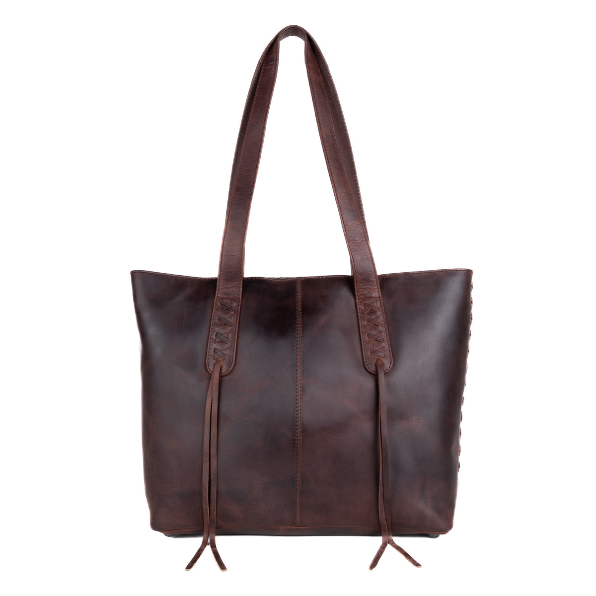 Concealed Carry Reagan Medium Leather Tote in Caramel – additional view 1