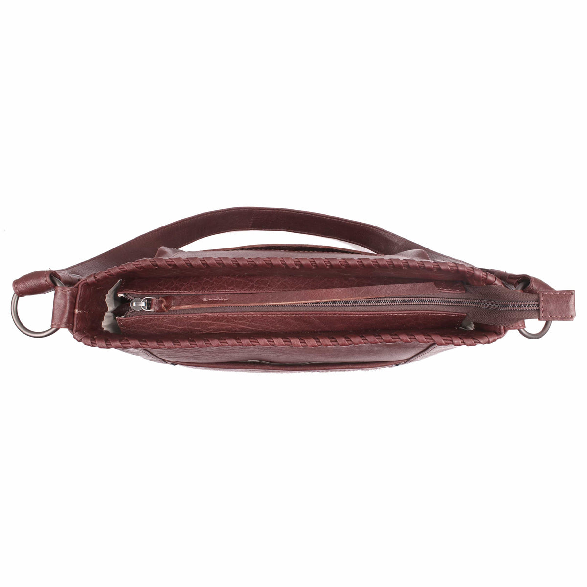 Concealed Carry Juliana Leather Hobo in Mahogany – additional view 1