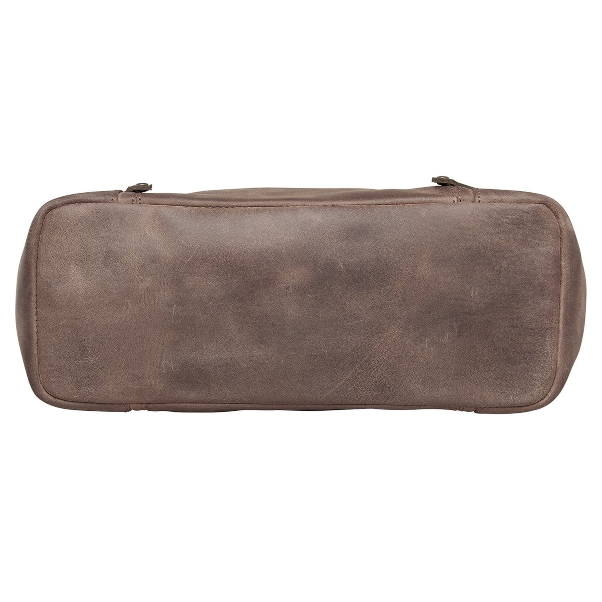 Concealed Carry Emerson Satchel in Gray – bottom view