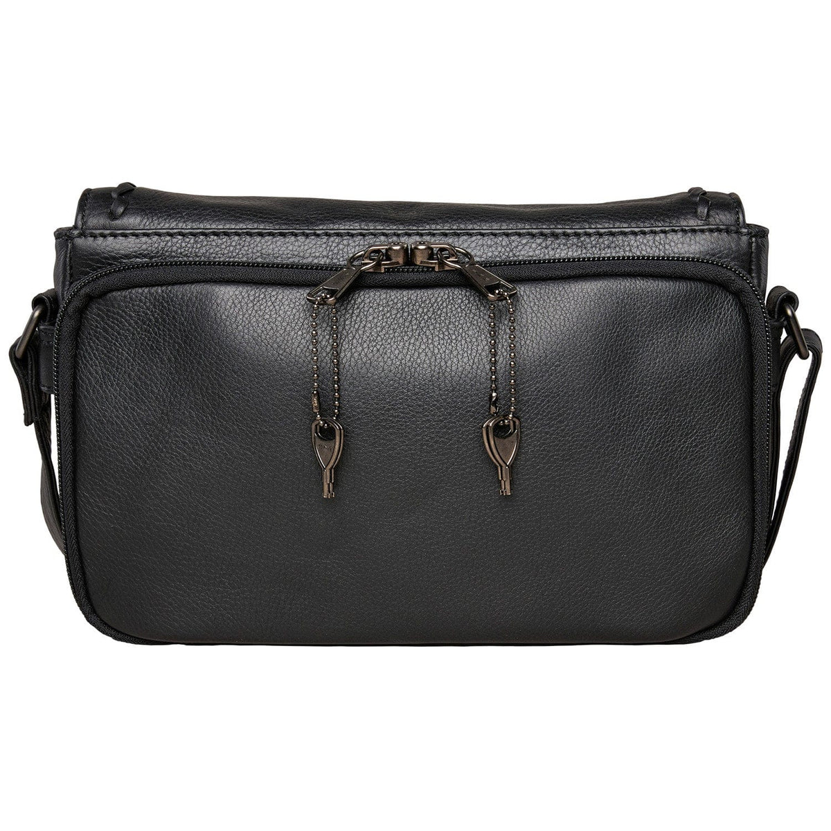Concealed Carry Parker Leather Crossbody – back view