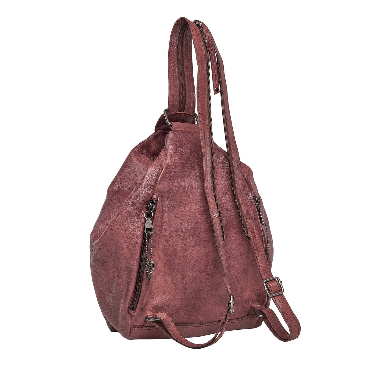 Concealed Carry Marley Backpack in Bordo – back view 2