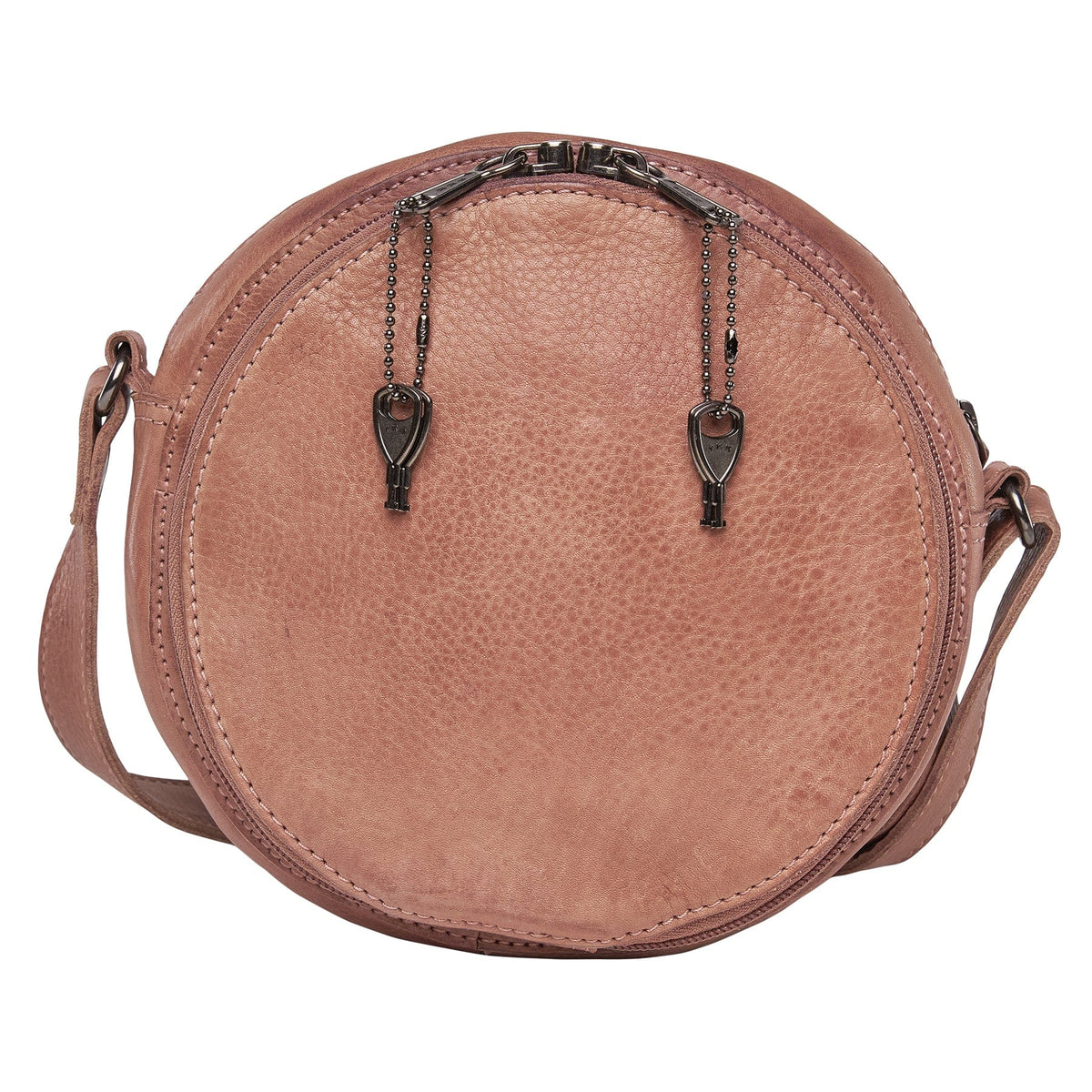 Women's Concealed Carry Mia Crossbody Purse in Blush – back view