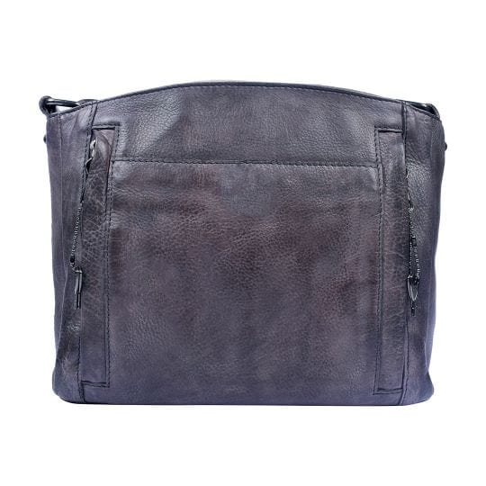 Concealed Carry Autumn Crossbody in Gray – concealment pocket 3